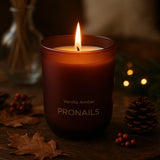 Pronails Vanilla Amber Scented Candle