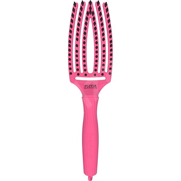 Olivia Garden Combo Fingerbrush Hot Pink